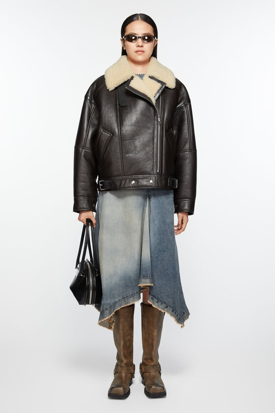 (image for) Amazing Leather shearling jacket